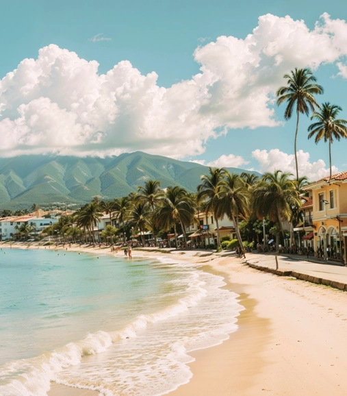 Diverse topography defining the coastal region